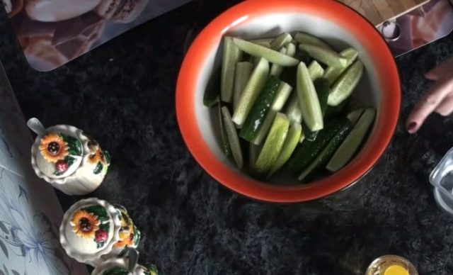 Cucumber salads in mustard dressing: recipes without sterilization for the winter