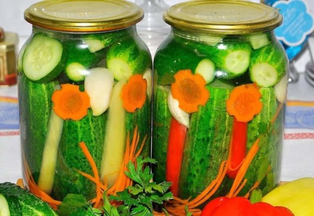 Cucumbers in Hungarian for the winter