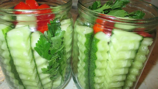 Cucumbers Ladyfingers: a recipe for the winter