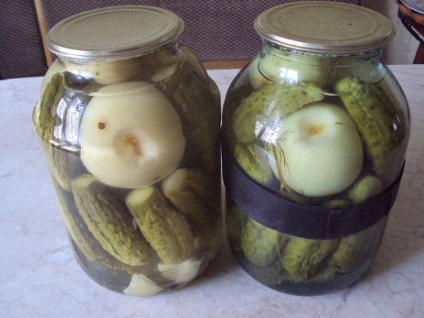 Cucumbers pickled with apples for the winter: cooking recipes with photos