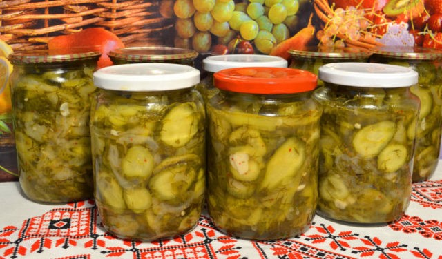 Cucumbers with basil for the winter: pickled, salted, canned