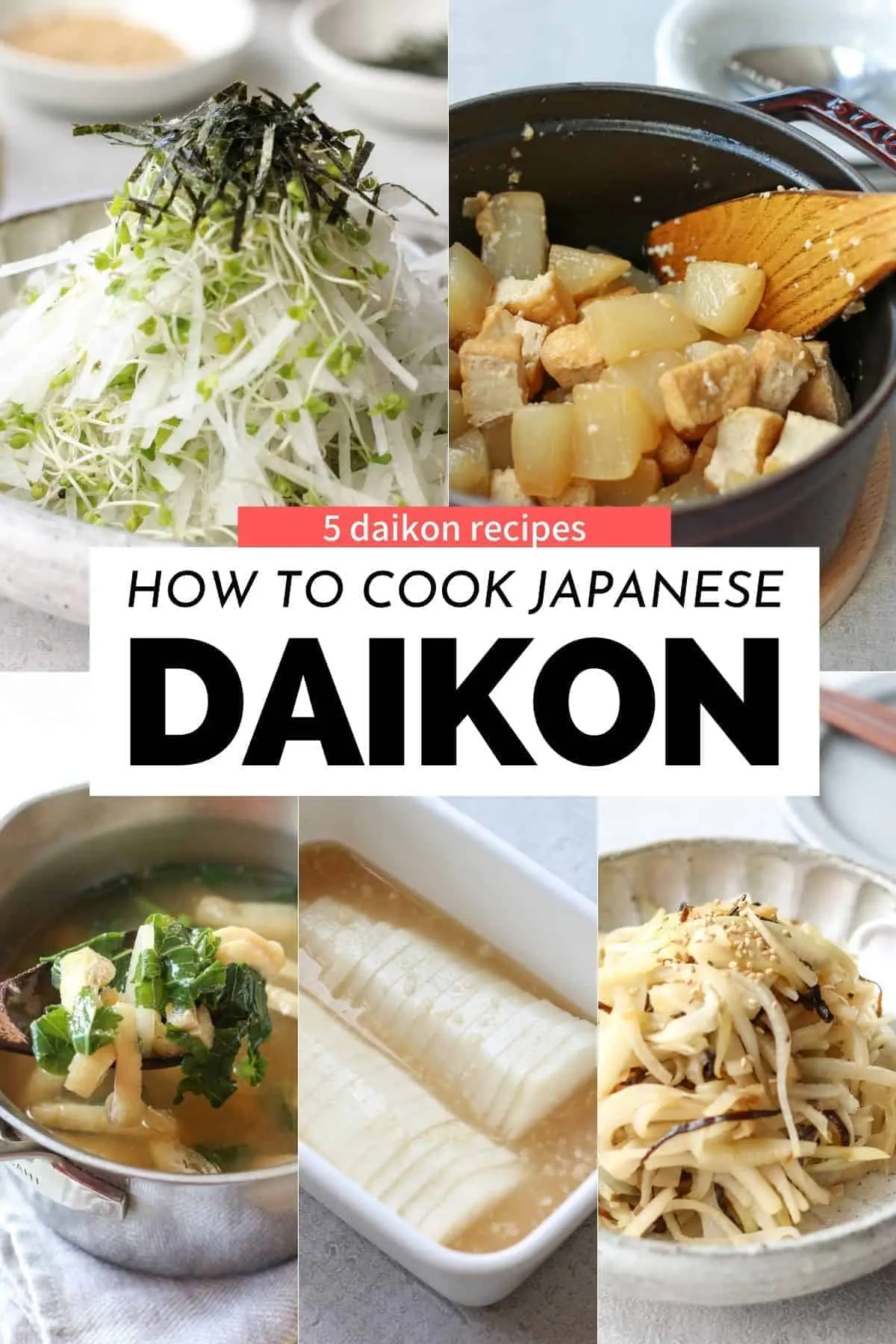 Daikon for the winter: recipes without sterilization