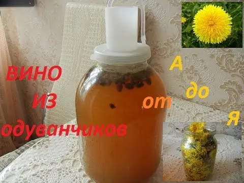 Dandelion wine: photo, benefits, taste, reviews