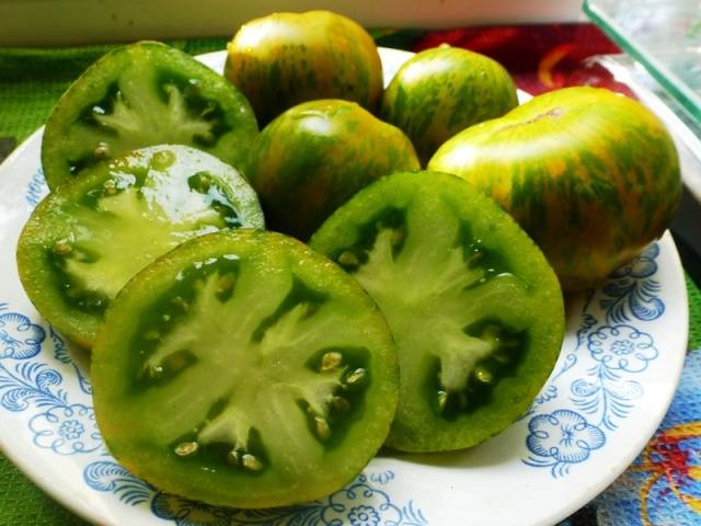 Danube green tomato salad