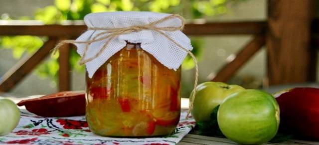 Danube green tomato salad