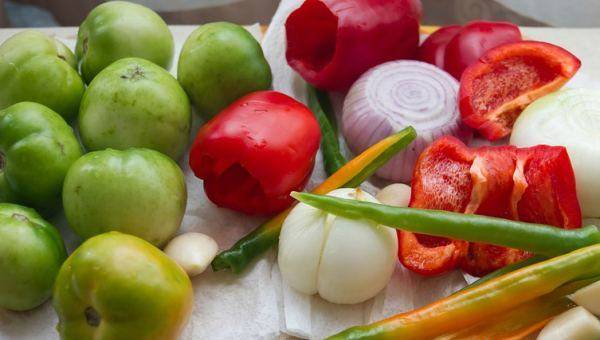 Danube green tomato salad