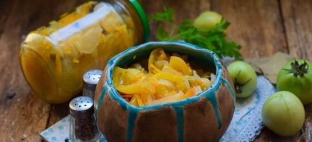 Danube green tomato salad