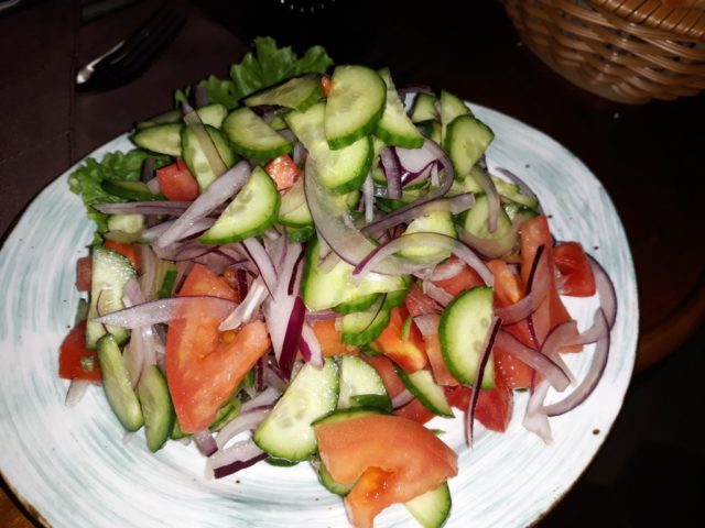 Danube salad with cucumbers for the winter: a classic recipe