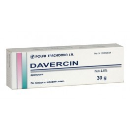 Davercin &#8211; drug action, intended use, dosage, contraindications