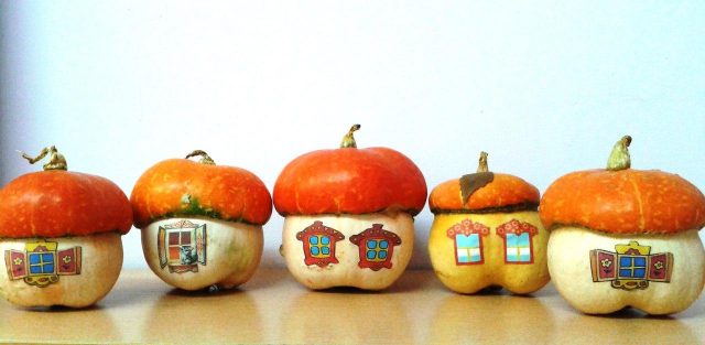 Decorative pumpkin Fungus (Little Red Riding Hood)