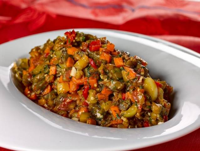 Delicious eggplant caviar for the winter