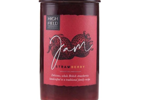 Delicious field strawberry jam