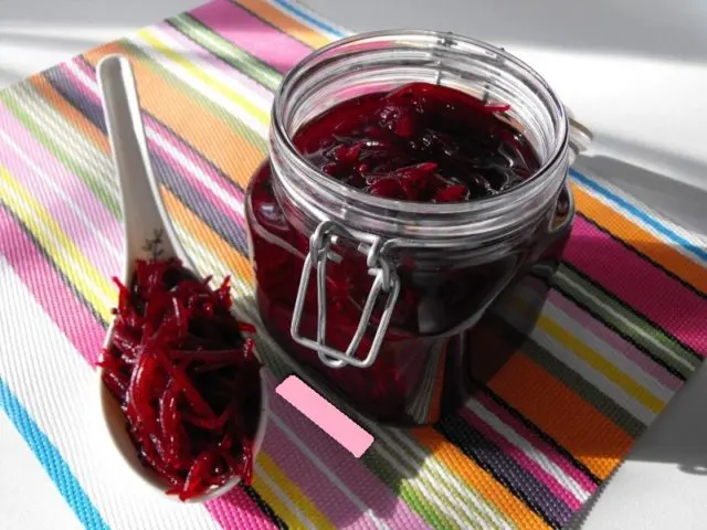 Delicious pickled instant beetroot