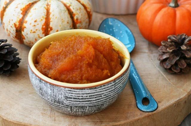 Delicious pumpkin compote 