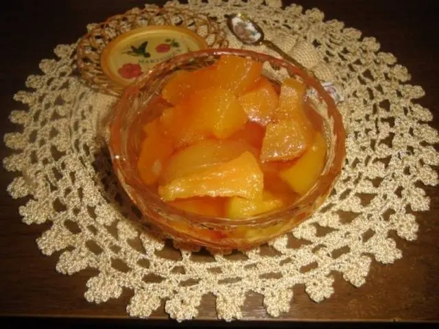 Delicious quince jam