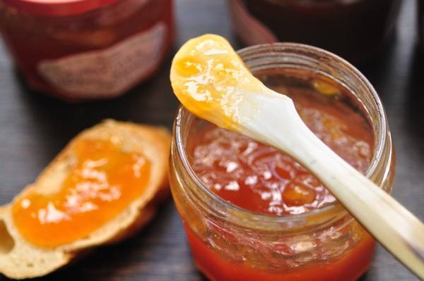 Delicious quince jam