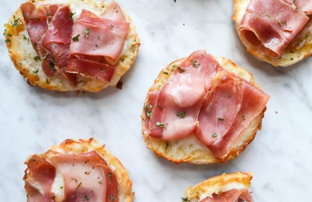 Delicious sandwiches on the New Years table: hot, beautiful, original