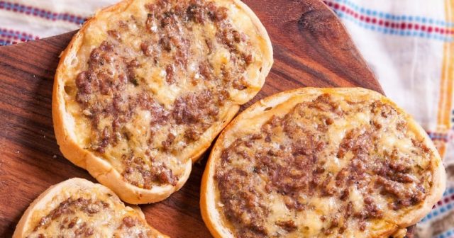 Delicious sandwiches on the New Years table: hot, beautiful, original