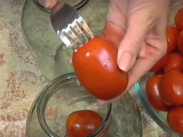 Delicious tomatoes and peppers for the winter