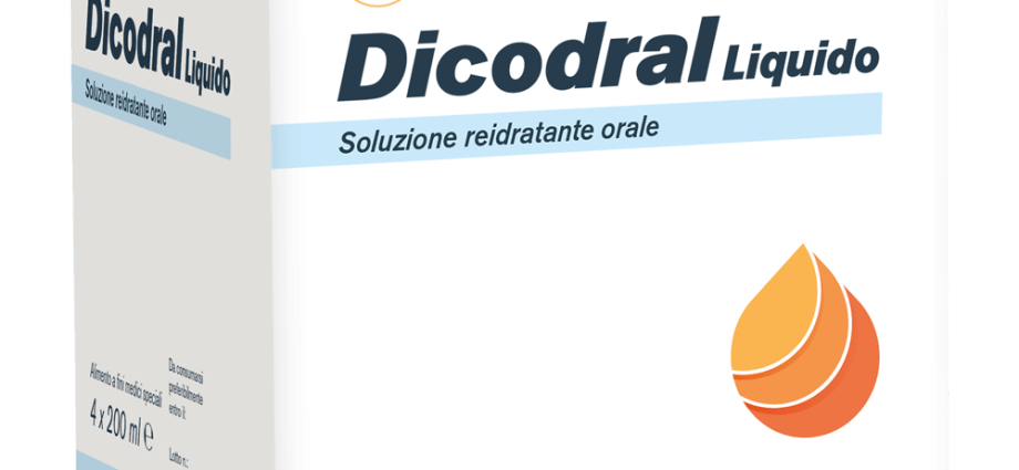 Dicodral Liquido to restore the water and electrolyte balance. Dosage, warnings before use