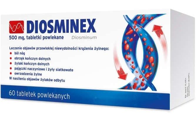 Diosminex &#8211; when to use? Action and composition of the drug for venous insufficiency