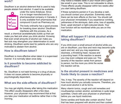 Disulfiram &#8211; when do we reach for it? Disulfiram and alcohol dependence