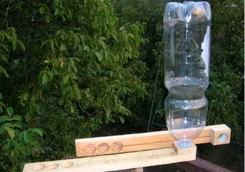 DIY bee feeder