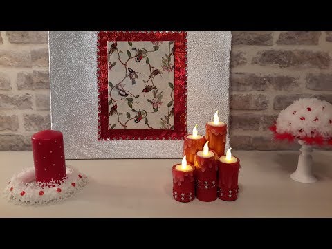 DIY candlesticks for the New Year: step-by-step master classes