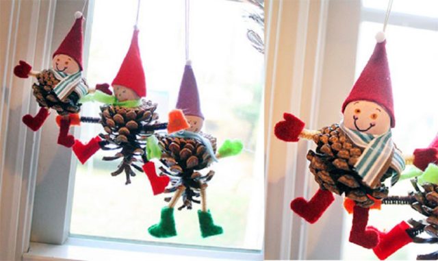 DIY crafts from cones for the New Year: pine, spruce, photos, ideas