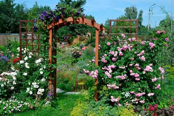 DIY garden arch (made of wood, metal, stone): the best options for 2022 with descriptions and photos