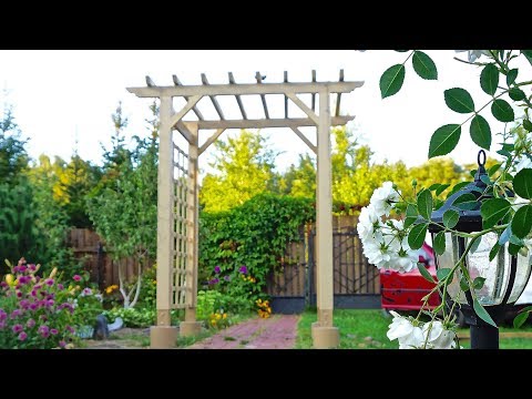 DIY garden arch (made of wood, metal, stone): the best options for 2022 with descriptions and photos