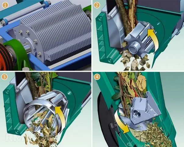 DIY garden electric wood shredder