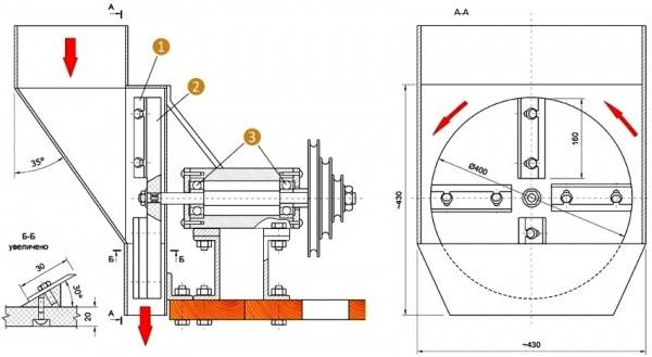 DIY garden electric wood shredder