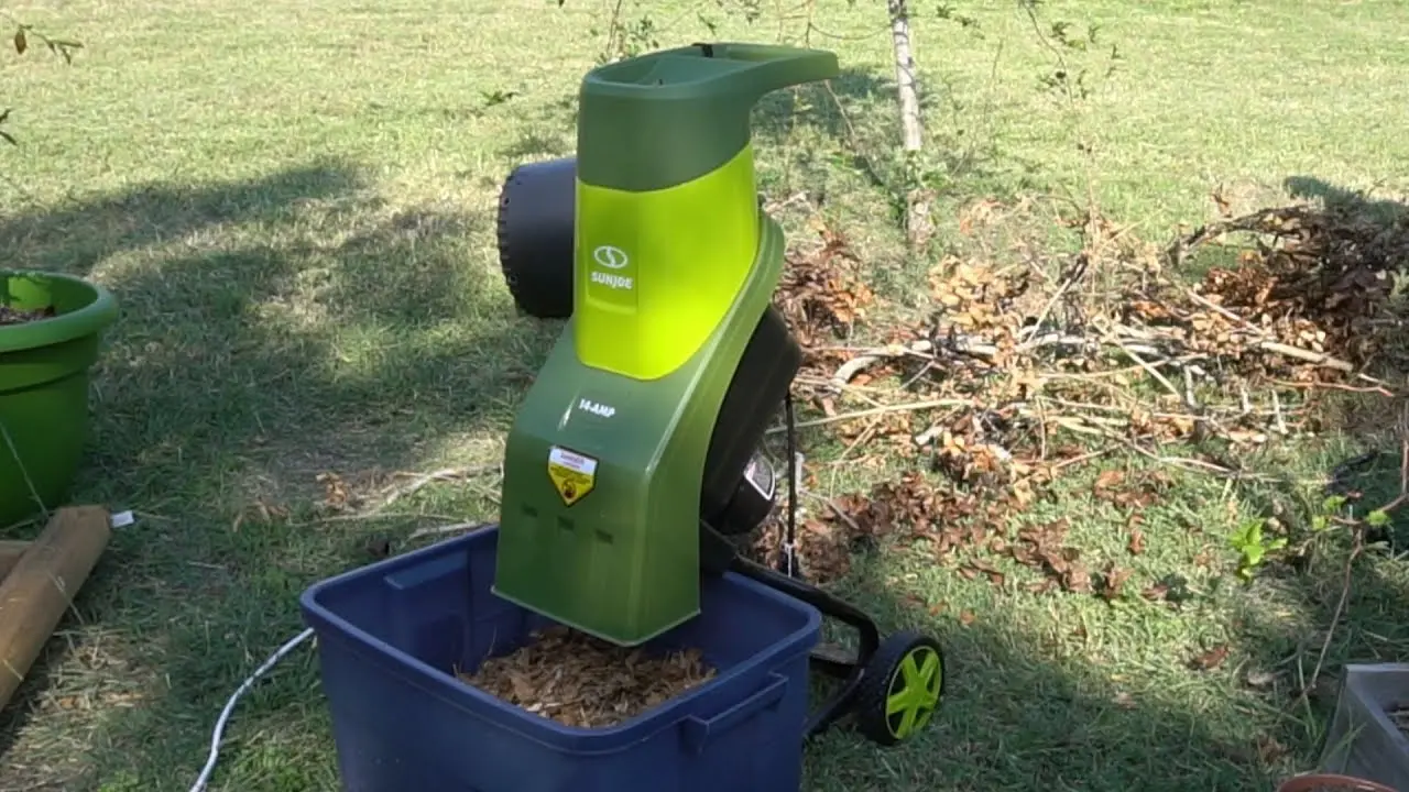 DIY garden electric wood shredder