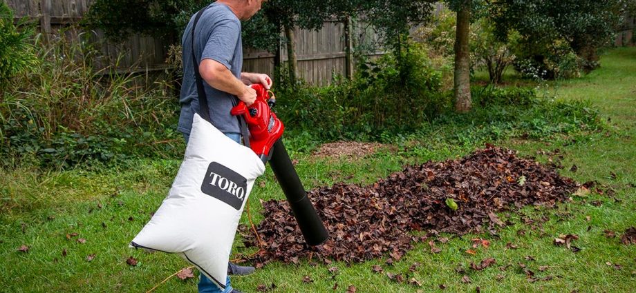 DIY garden vacuum cleaner