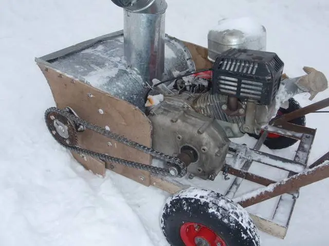 DIY homemade snowplows for home