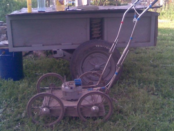 DIY lawn mower: step by step instructions