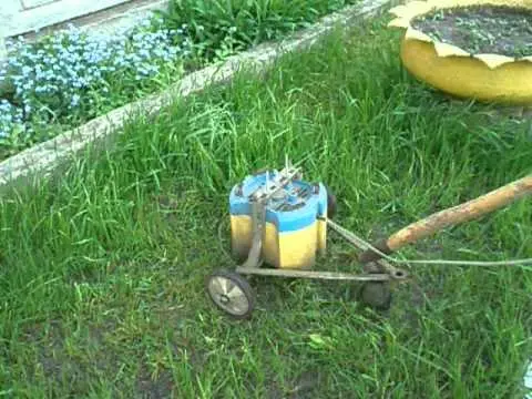 DIY lawn mower: step by step instructions