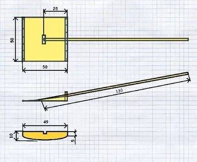 DIY snow scraper + drawing