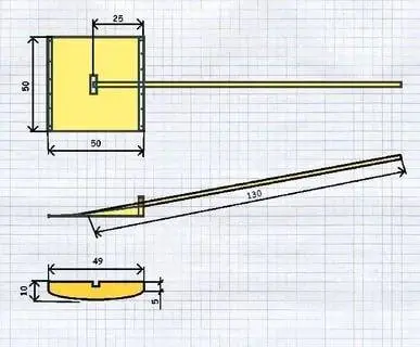 DIY snow scraper + drawing