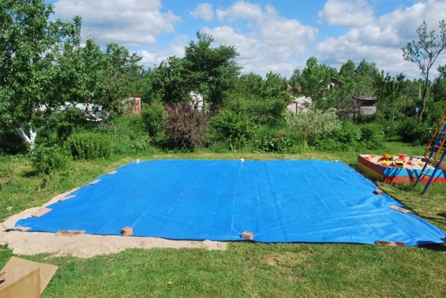 DIY wooden pool: step by step instructions + photo