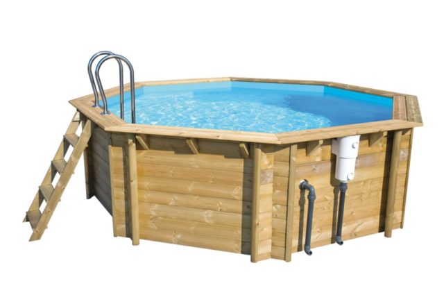 DIY wooden pool: step by step instructions + photo