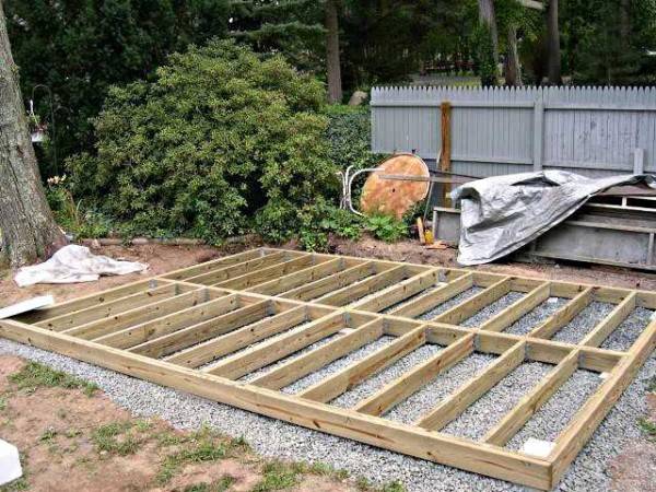 Do-it-yourself barn on the garden plot + photo