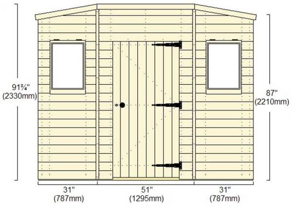 Do-it-yourself barn on the garden plot + photo