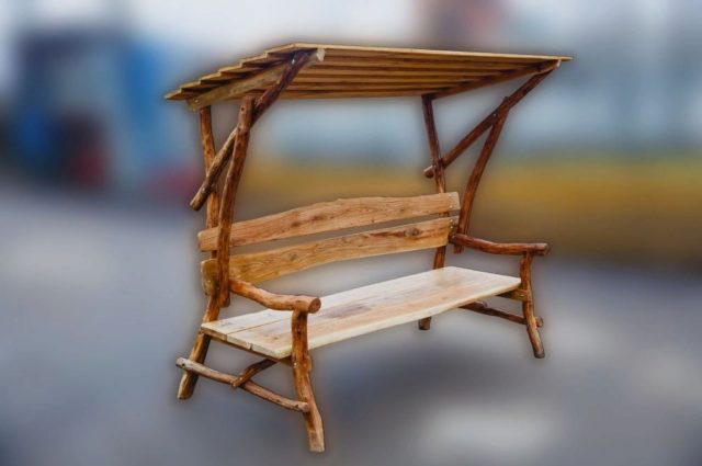 Do-it-yourself bench with a wooden back: how to make a cottage, instructions with a photo