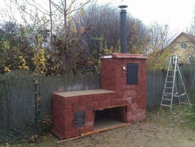 Do-it-yourself brick smokehouse: hot, cold smoked