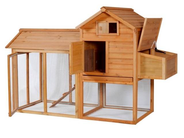 Do-it-yourself chicken coop for 10 chickens: drawings