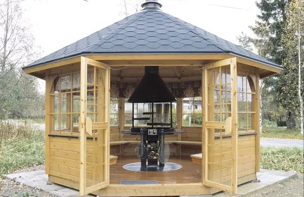 Do-it-yourself closed gazebo for summer cottages: options for covered frame garden pavilions, project and step-by-step execution