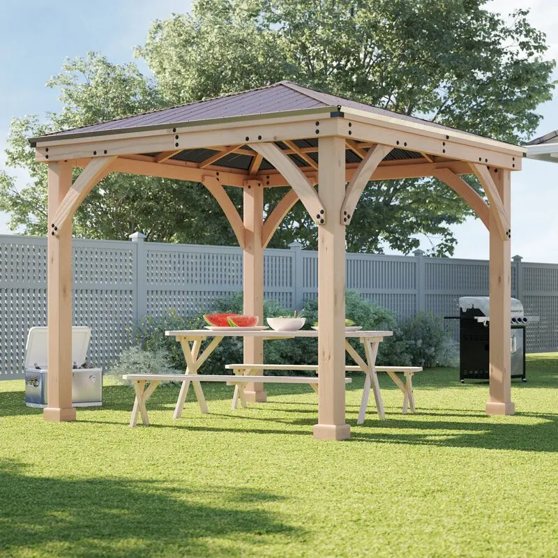 Do-it-yourself closed gazebo for summer cottages: options for covered frame garden pavilions, project and step-by-step execution