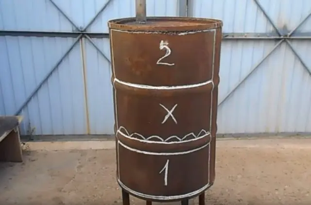 Do-it-yourself cold-smoked smokehouse from a barrel: diagrams + drawings